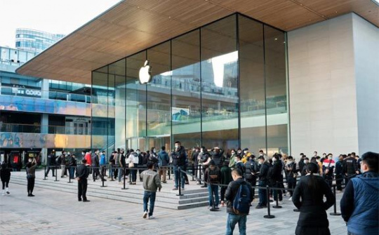 Apple trở thành thương hiệu smartphone lớn nhất tại Trung Quốc