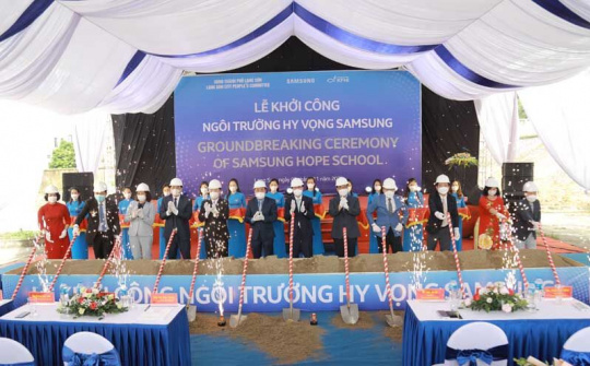 Khởi công Ngôi trường Hy vọng Samsung thứ tư
