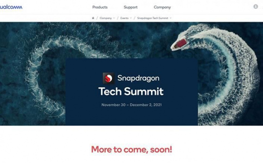 Snapdragon 898 được công bố vào ngày 30/11