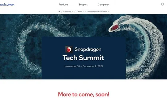 Snapdragon 898 được công bố vào ngày 30/11