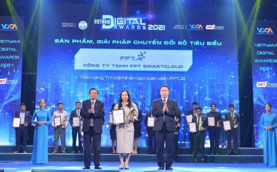 FPT.AI được vinh danh giải thưởng Sản phẩm, Giải pháp công nghệ số tiêu biểu