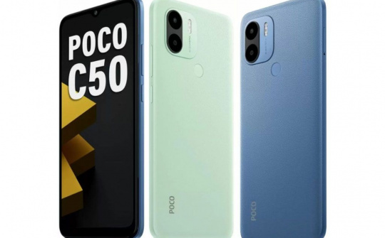 Xiaomi giới thiệu smartphone Poco C50, giá từ 1,85 triệu đồng