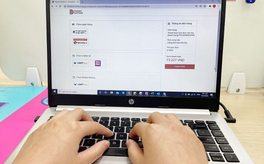 VNPT là đơn vị đầu tiên tích hợp thanh toán bằng Mobile Money trên Cổng Dịch vụ công Quốc gia