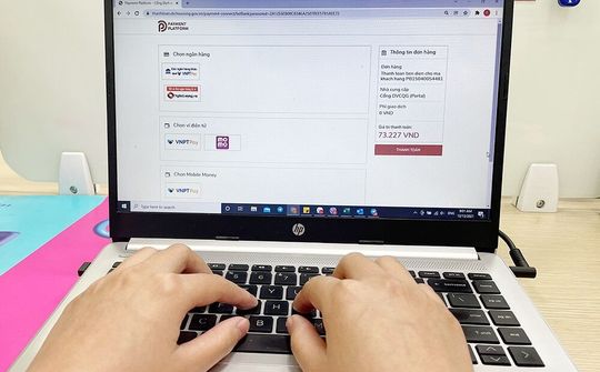VNPT là đơn vị đầu tiên tích hợp thanh toán bằng Mobile Money trên Cổng Dịch vụ công Quốc gia