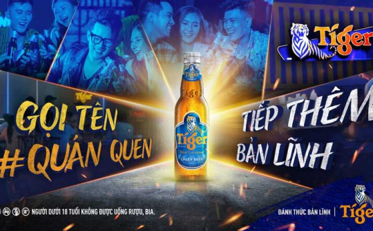Tiger Beer "tiếp sức quán quen" với chương trình hỗ trợ lên đến 12 tỷ đồng