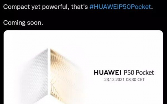 Huawei sắp ra mắt mẫu điện thoại gập