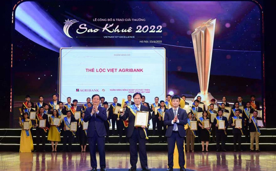 10 sản phẩm công nghệ Agribank đạt giải Sao Khuê 2022