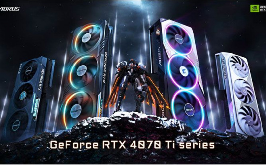 GIGABYTE trình làng dòng card đồ họa GeForce RTX 4070 Ti