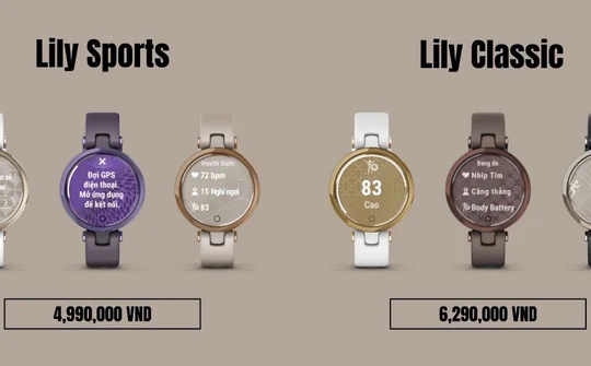 Garmin ra mắt đồng hồ cho phái đẹp tại Việt Nam, giá từ 4,99 triệu đồng