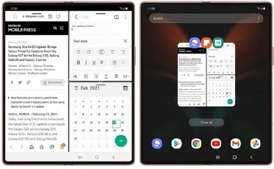 Bản cập nhật One UI 3.1 đã đến với Samsung Galaxy Z Fold2 5G 
