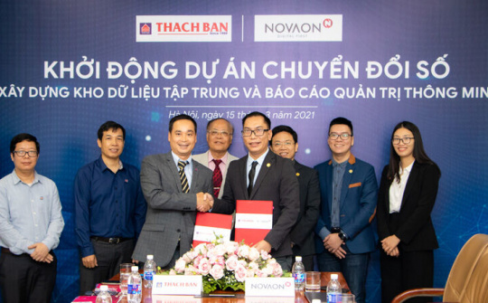 Thạch Bàn chọn NOVAON làm đối tác chuyển đổi số mảng dữ liệu