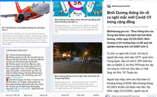 Truy vết ca nhiễm COVID-19 mới tại Bình Dương và Hải Phòng qua Zalo