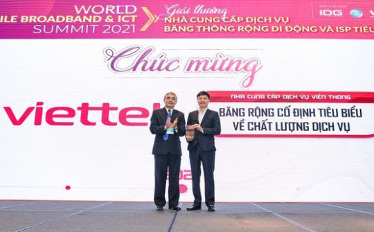 Viettel nhận 3 giải thưởng thuộc lĩnh vực viễn thông và điện toán đám mây