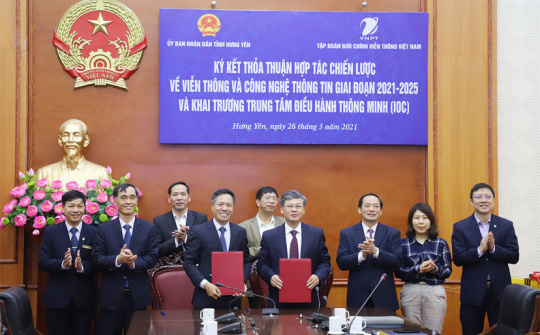 Hợp tác cùng VNPT, hệ sinh thái điện tử Hưng Yên hướng đến phát triển toàn diện