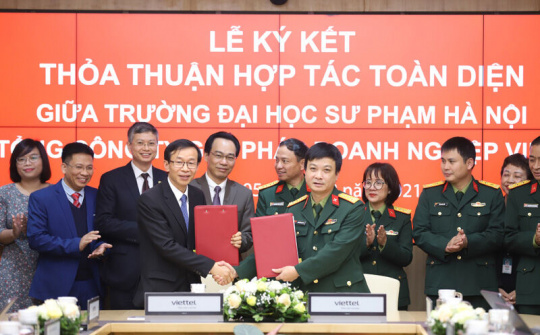  Viettel đồng hành cùng quá trình chuyển đổi số của Đại học Sư phạm Hà Nội