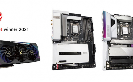 GIGABYTE đoạt giải thiết kế Red Dot hạng mục Bo mạch chủ dành cho nhà sáng tạo nội dung và Card đồ họa chơi game