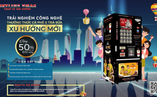 Ra mắt Máy pha chế và bán đồ uống tự động Skyline VMac