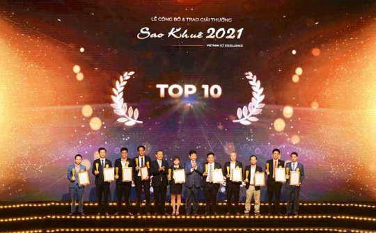 Top 10 Sao Khuê 2021: Sáng tạo dịch vụ mới, giá trị mới trên nền tảng công nghệ mới