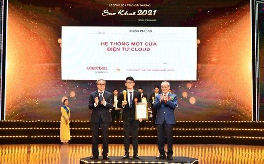 Nhiều nền tảng của Viettel ghi dấu trong giải thưởng Sao Khuê 2021