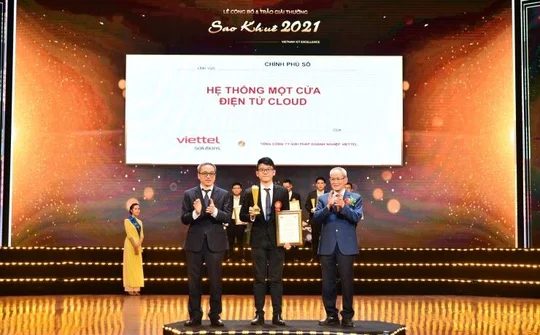 Nhiều nền tảng của Viettel ghi dấu trong giải thưởng Sao Khuê 2021