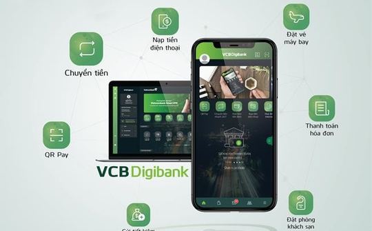 Vietcombank điều chỉnh, bổ sung tính năng trên VCB Digibank