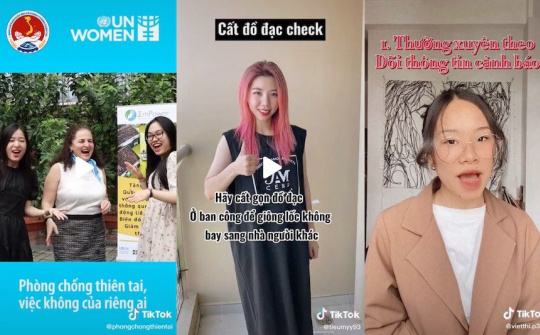 TikTok trở thành nơi chia sẻ kiến thức chống thiên tai