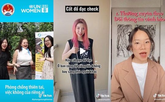 TikTok trở thành nơi chia sẻ kiến thức chống thiên tai