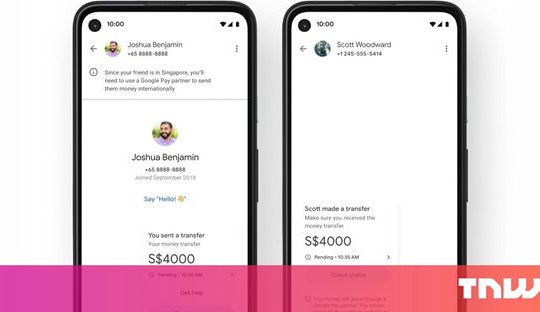 Google Pay thêm tính năng chuyển tiền quốc tế