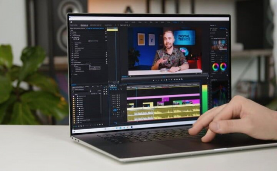 Dell XPS 17 hỗ trợ RTX 3060 nâng cao hiệu năng chỉnh sửa video