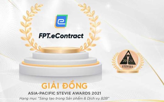 FPT.eContract giành giải thưởng Sáng tạo khu vực CA-TBD 