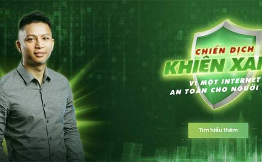 Xây dựng môi trường Internet an toàn với "Chiến dịch Khiên Xanh"