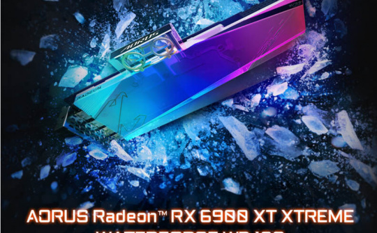 GIGABYTE ra mắt card AORUS Radeon RX 6900 XT WATERFORCE WB 16G