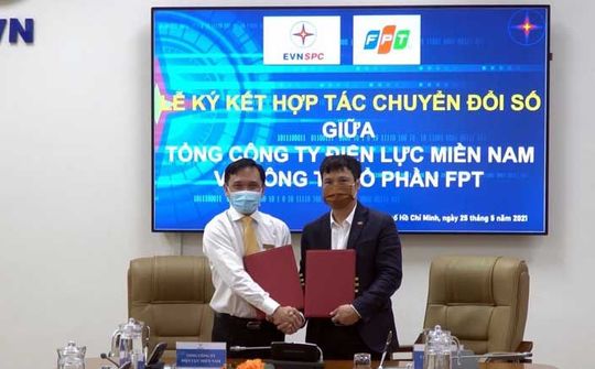 Tổng công ty Điện lực miền Nam chọn FPT làm đối tác chuyển đổi số các quy trình kinh doanh 