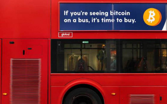 Quảng cáo Bitcoin ở Anh bị cấm vì vô trách nhiệm và gây hiểu lầm 