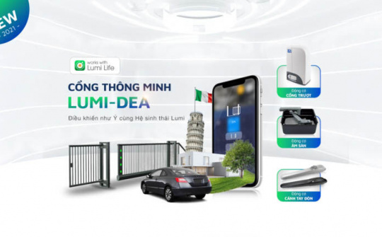 Lumi ra mắt cổng thông minh nhân IoT tiên phong tại Việt Nam