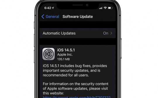 Apple tung gấp iOS 14.5.1 để khắc phục lỗi bảo mật quan trọng
