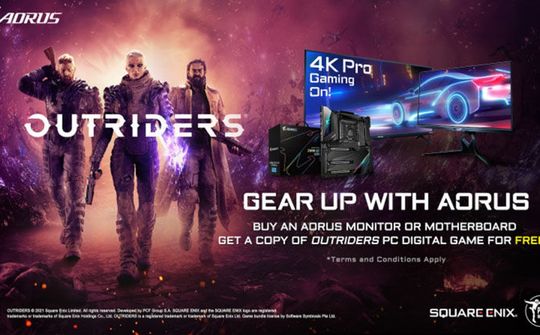 GIGABYTE hợp tác với SQUARE ENIX ra mắt Game Outriders