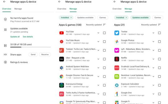 Giao diện mới của Play Store đang được triển khai