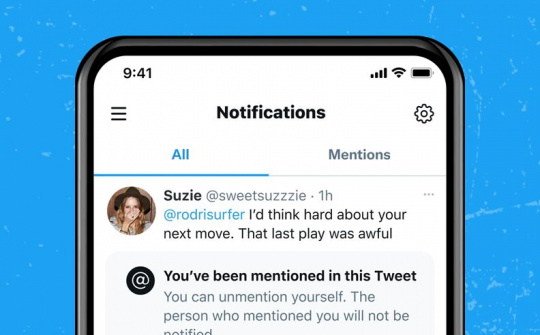 Twitter sẽ cho phép gỡ nhắc tên trong bài viết