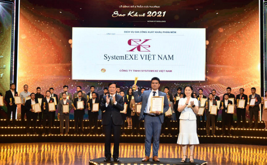 SystemEXE Việt Nam tiếp tục khẳng định thương hiệu “Chất lượng Nhật – thành công Việt” với giải thưởng Sao Khuê 2021