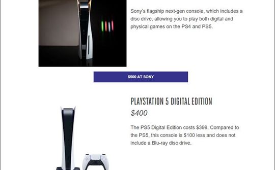 PlayStation 5 bất ngờ có sẵn tại cửa hàng của Sony