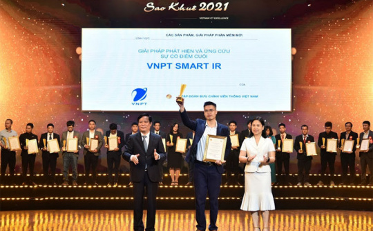 Sao Khuê 2021: VNPT Smart IR - Giải pháp công nghệ giúp nhà quản lý doanh nghiệp quản trị an toàn hệ thống