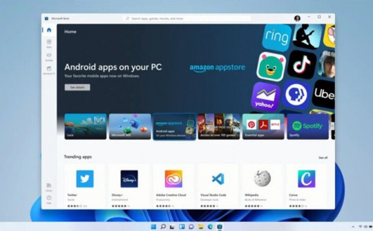 Microsoft mang các ứng dụng Android lên Windows 11