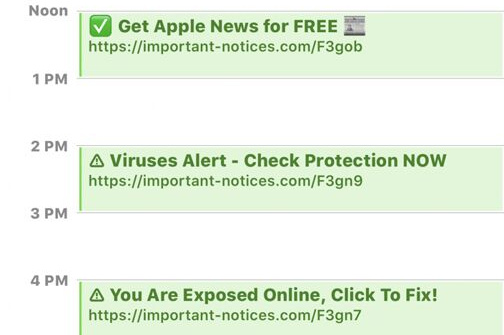 Ứng dụng Calendar vẫn hiển thị các thông tin spam