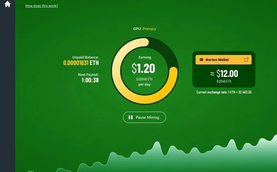 Norton 360 Antivirus cho phép khai thác tiền điện tử Ethereum