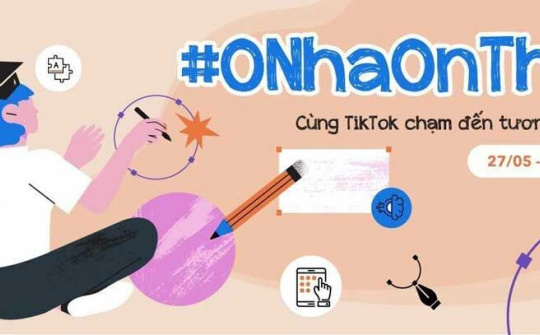 Ung dung ôn tập trực tuyến cùng #ONhaOnThi trên TikTok