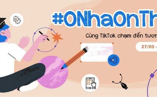 Ung dung ôn tập trực tuyến cùng #ONhaOnThi trên TikTok