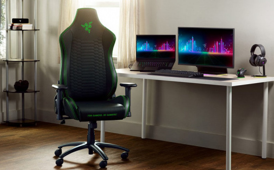 Razer Iskur X ghế chơi game hạng nặng giá 9,2 triệu