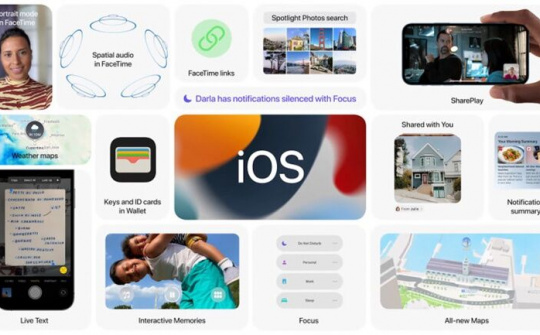iOS 15 trình làng với nhiều cải tiến