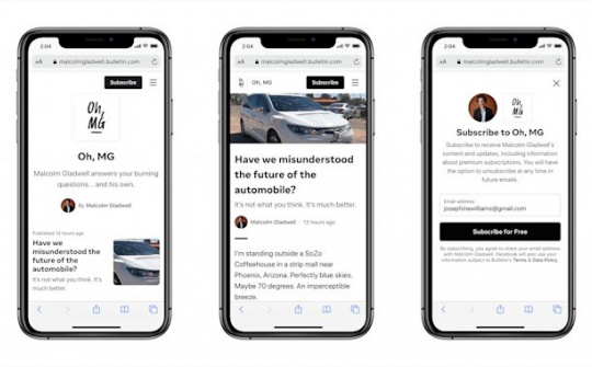 Facebook ra mắt nền tảng bản tin độc lập Bulletin